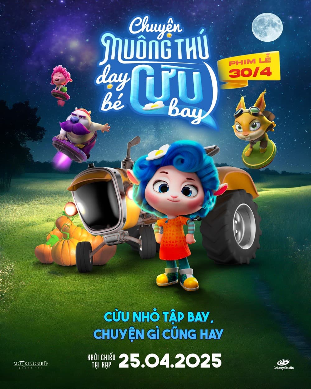 CHUYỆN MUÔNG THÚ DẠY BÉ CỪU BAY (P)
