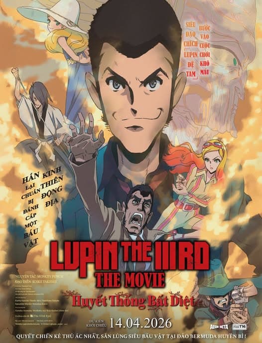 SIÊU ĐẠO CHÍCH LUPIN ĐỆ TAM: HUYẾT THỐNG BẤT DIỆT (T16)