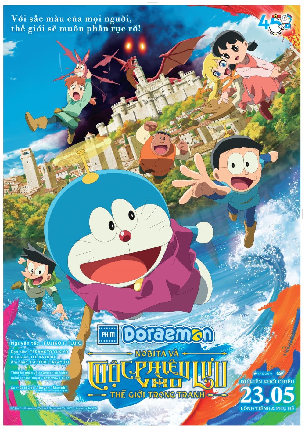 PHIM ĐIỆN ẢNH DORAEMON: NOBITA VÀ CUỘC PHIÊU LƯU VÀO THẾ GIỚI TRONG TRANH
