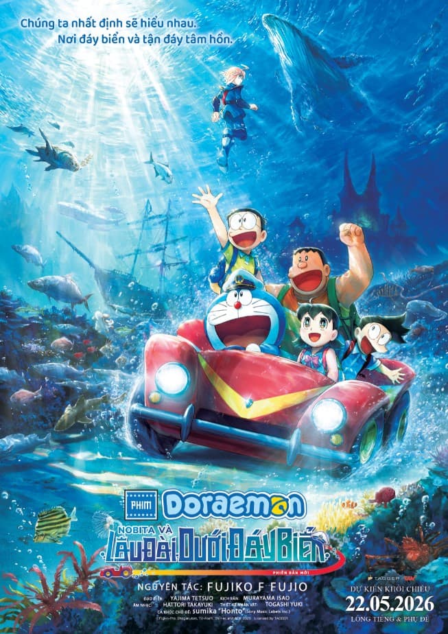 PHIM ĐIỆN ẢNH DORAEMON: NOBITA VÀ LÂU ĐÀI DƯỚI ĐÁY BIỂN (PHIÊN BẢN MỚI) PĐ (P)