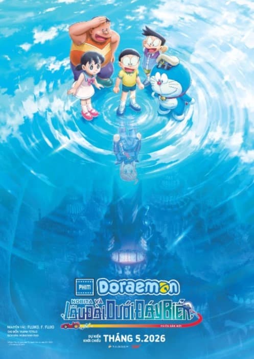 PHIM ĐIỆN ẢNH DORAEMON: NOBITA VÀ LÂU ĐÀI DƯỚI ĐÁY BIỂN (PHIÊN BẢN MỚI) LT